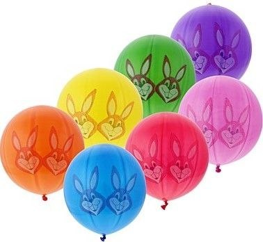 BALLOON BALL WITH PRINT GO MIX FOL PACK50PCS GODAN